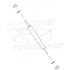 W0010738  -  Rear Shock Absorber Asm With Inner Mounts